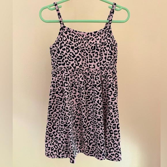 Pink Leopard Spaghetti Strap Dress – Size 3T - Picture 1 of 8